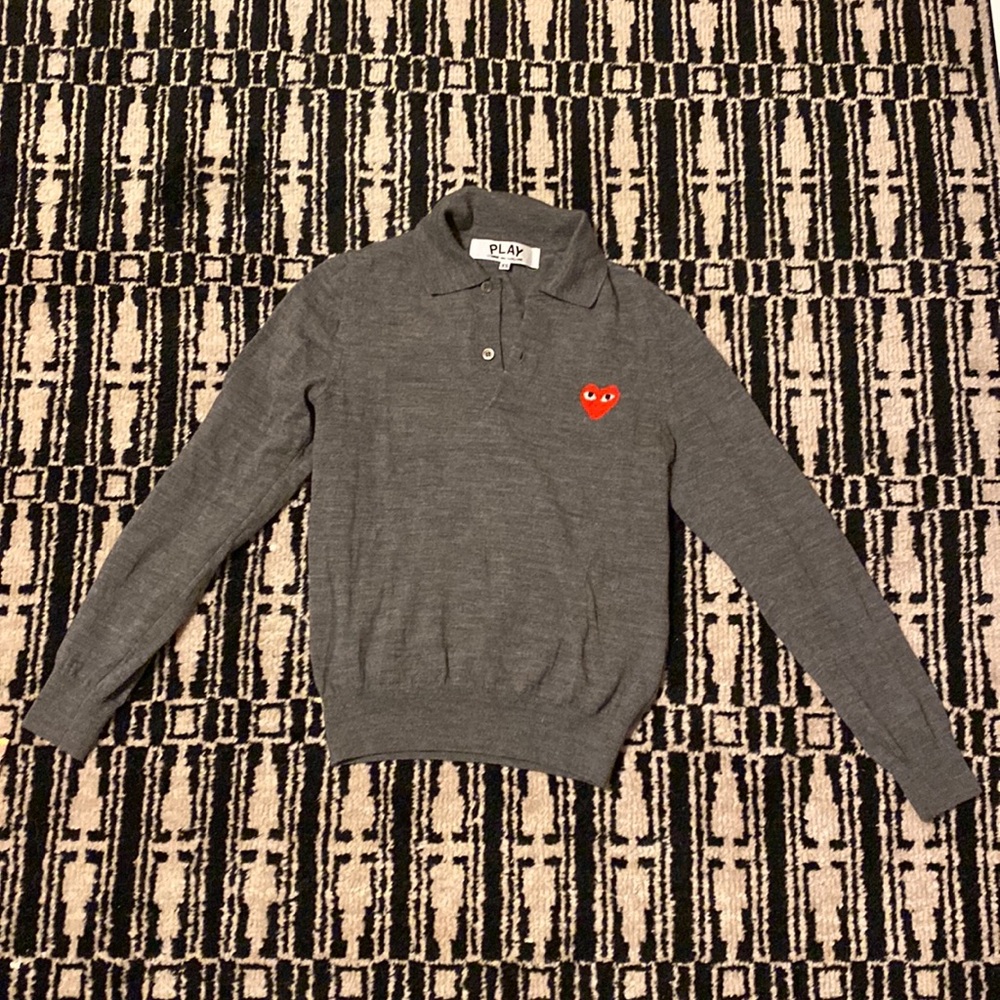 Comme des garçons play sweater wool xs